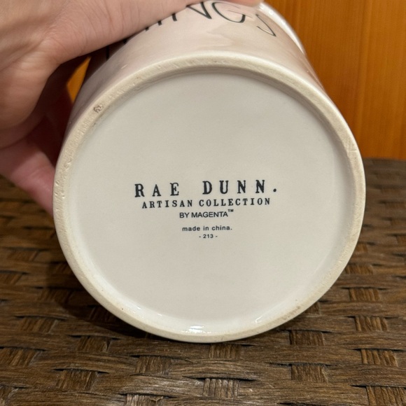 Rae Dunn THINGS canister with Lid - Picture 6 of 6